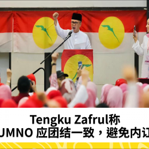 UMNO 应团结一致，避免内讧——Tengku Zafrul