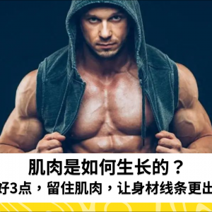 肌肉是如何生长的？做好3点，留住肌肉，让身材线条更出色