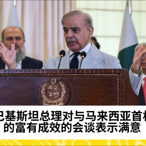 巴基斯坦总理Shehbaz：与马来西亚的富有成效会谈将加强双边关系