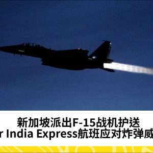 新加坡F-15战机护送疑遭炸弹威胁的Air India Express航班安全降落