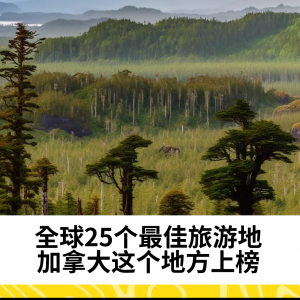 全球25个最佳旅游地 加拿大这个地方上榜