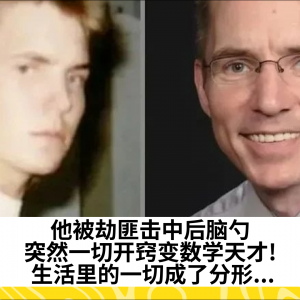 他被劫匪击中后脑勺，突然一切开窍变数学天才! 生活里的一切成了分形...
