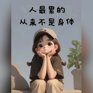 人最累的从来不是身体