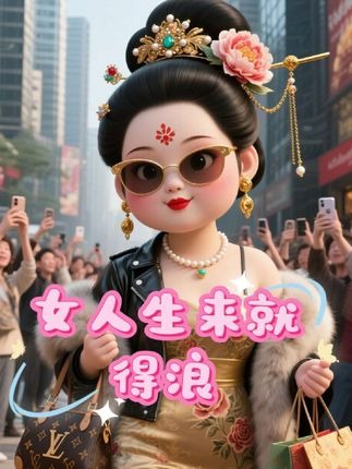 女人生来就得浪。