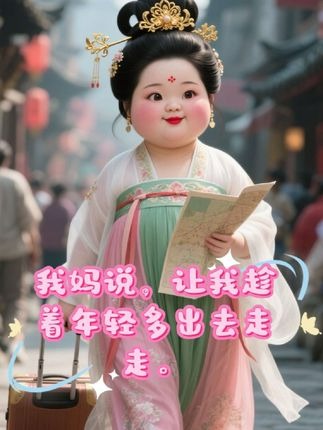 我妈说，让我趁着年轻多出去走走。