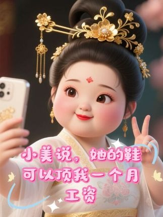 小美说，她的一双鞋顶我一个月工资。