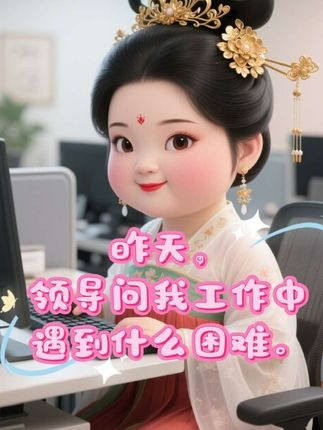 昨天，领导问我工作中遇到什么困难。