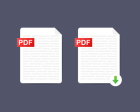 What is the difference between resubmitting word and PDF?