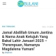 Magdalena Yamani nama anak ketujuh Jamal Abdillah,mahu 10 orang anak