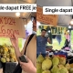 ‘Kalau single dapat durian free’