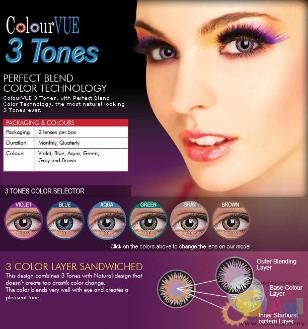 [WJ UNITED EYEWEAR] Colourvue Contact Lens - JualBeli 