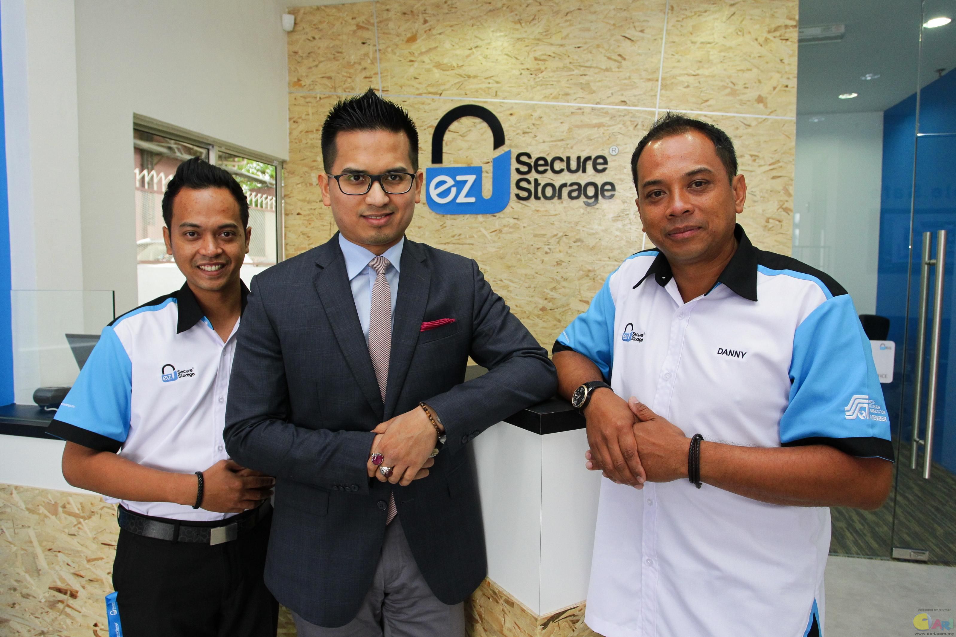 Datuk Wira SM Faisal Tan Sri SM Nasimuddin (Founder and President of EZ Secure Storage) and Mr. Zula ...