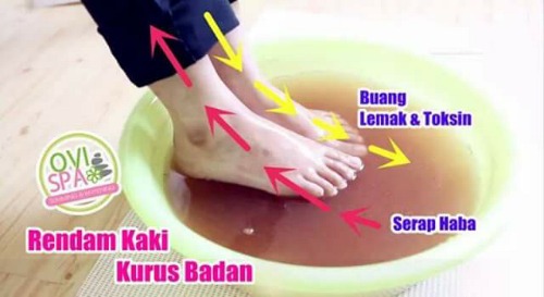 rendam kaki buang toksin