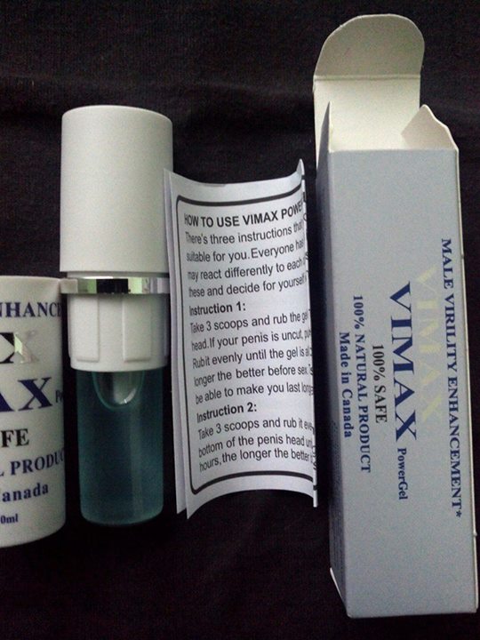 Vimax Power Gel - Khas Untuk Tahan Lama dan Keras 