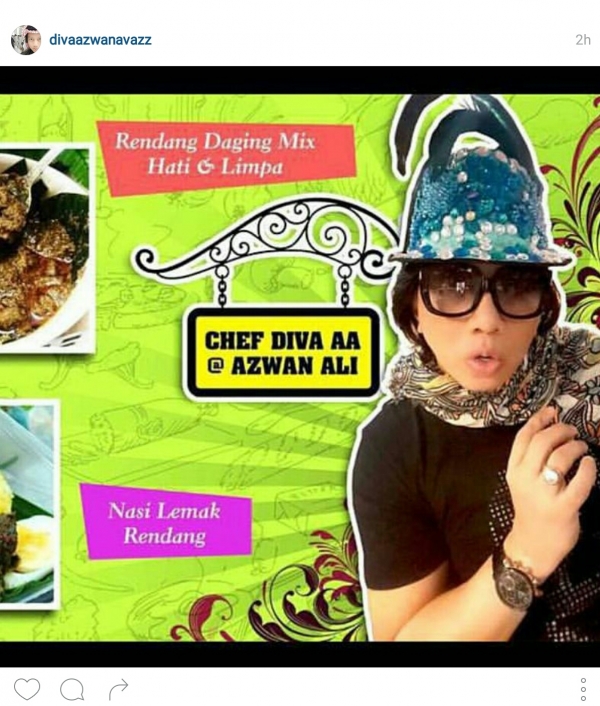 Diva AA Bakal Gegar Brunei Dengan Rendang!