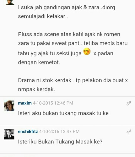 Isteriku Bukan Tukang Masak Zara Zya Ajak Shiro Drama Realiti Tv Hiburan Forum Cari Infonet Powered By Discuz