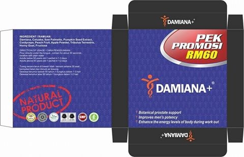 Damiana+ Dan Aneka Supplement Merawat Mati Pucuk , Lemah 