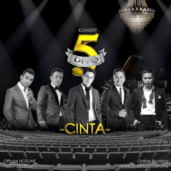 Esok!! Konsert 5 Divo Bakal Satukan Vokal Lelaki Terhebat