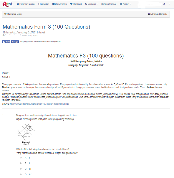 Contoh Forum Spm - Viver é Afinar O Instrumento