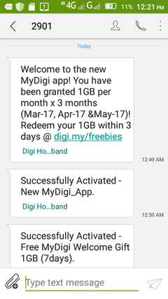 Edisi Freebie: Hari Akhir Untuk Dapat 1GB Jika Install Atau Update MyDigi App!