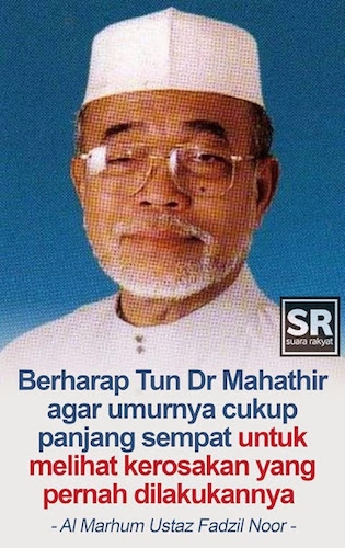 Mahathir Cries