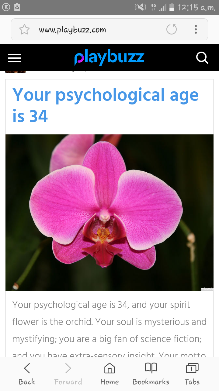 Know your psychological age Know your psychological age