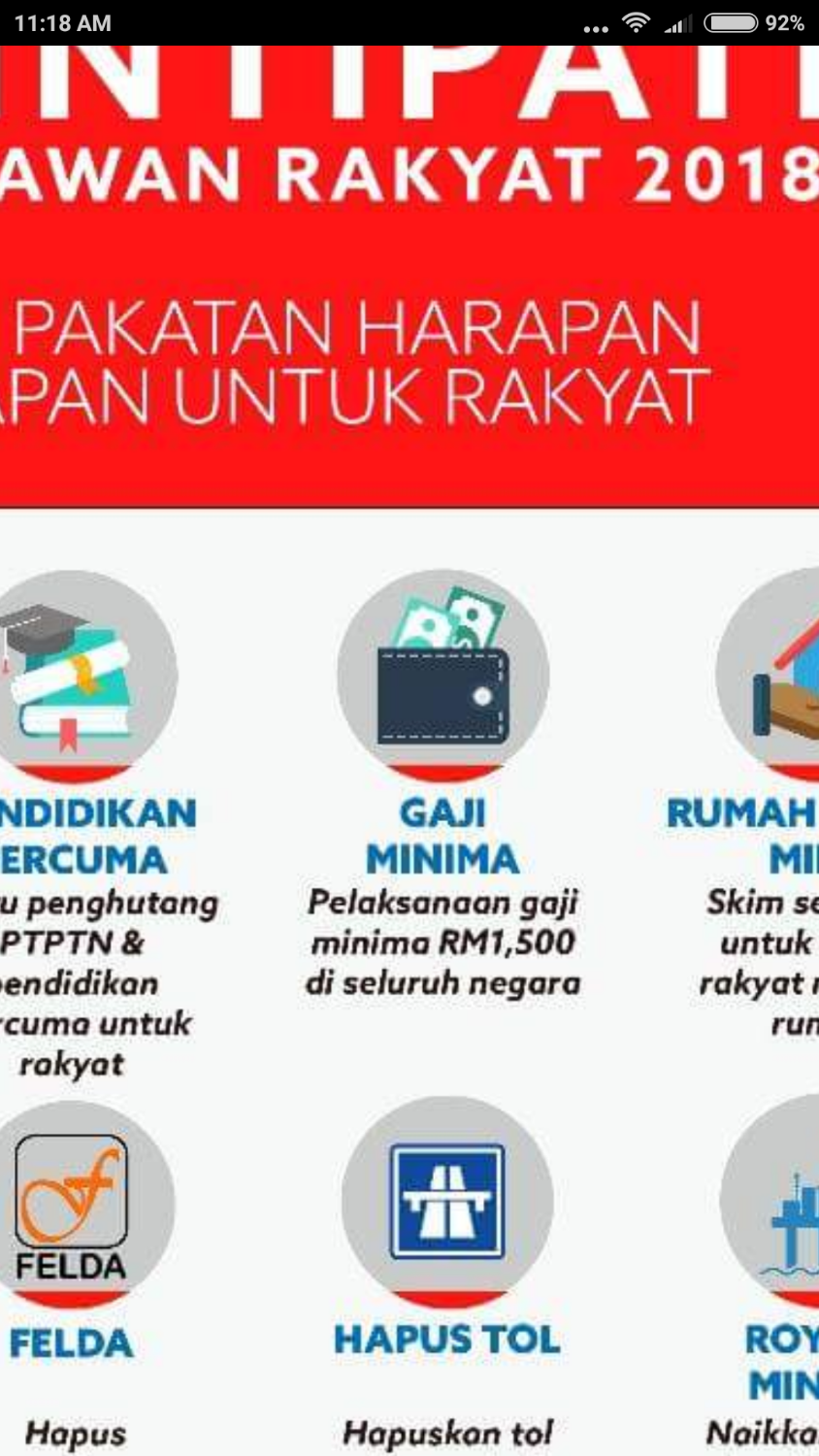 Janji gaji minima 1500 akan dibakul sampah - Isu Semasa - Semasa 