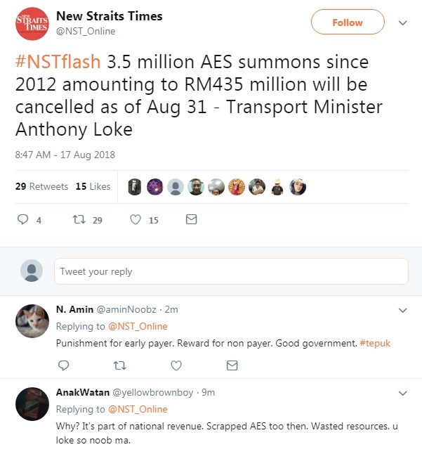 2018-08-17 09_19_25-New Straits Times on Twitter_ _#NSTflash 3.5 million AES sum.jpg