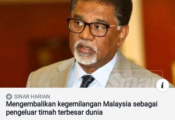 Malaysia Nak Jadi Pengeluar Terbesar Bijih Timah Semula ...