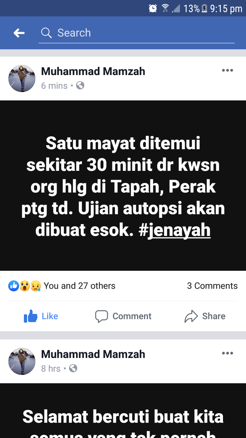 Rakyat Malaysia Tuntut Orang Kampung Gopeng Pulangkan Acap 