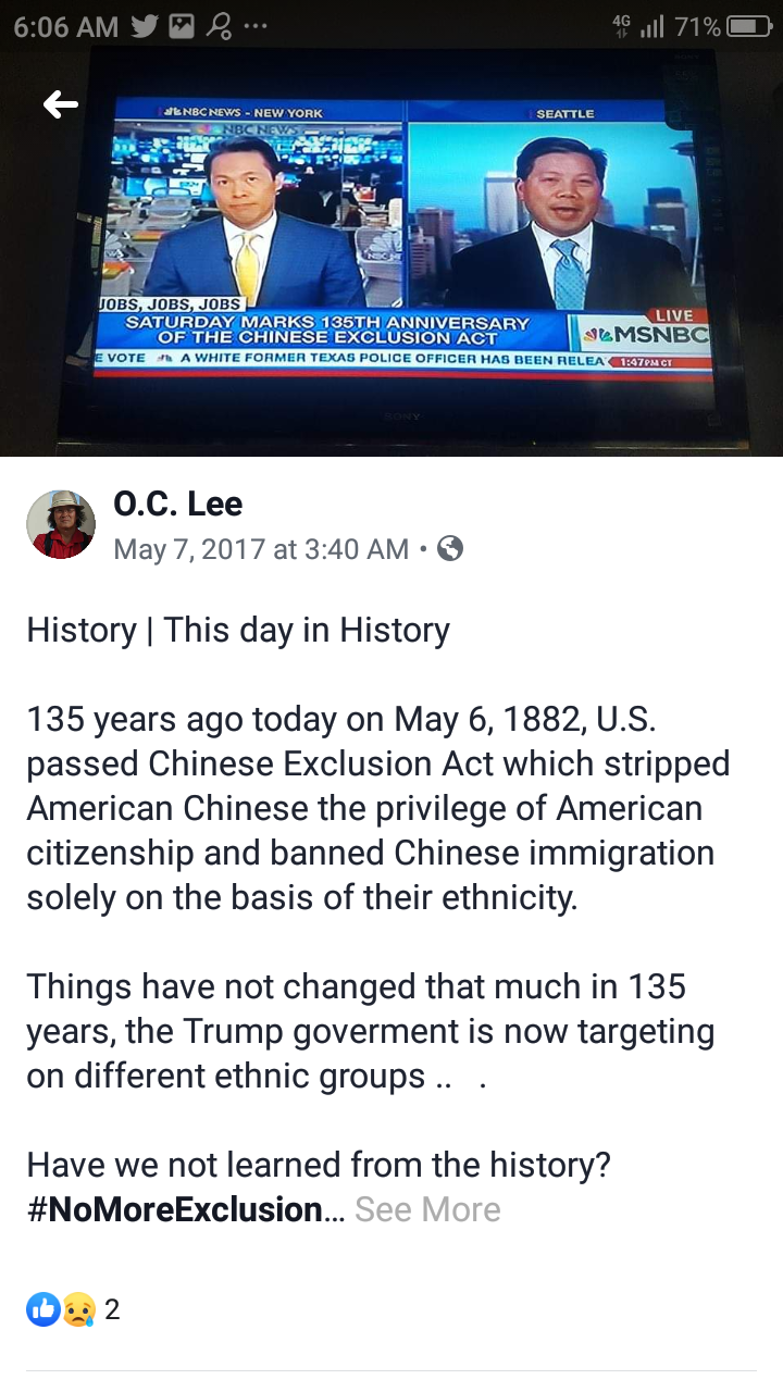 The Chinese Exclusion Act 1882 - 1943 (61yrs) - Lagenda 