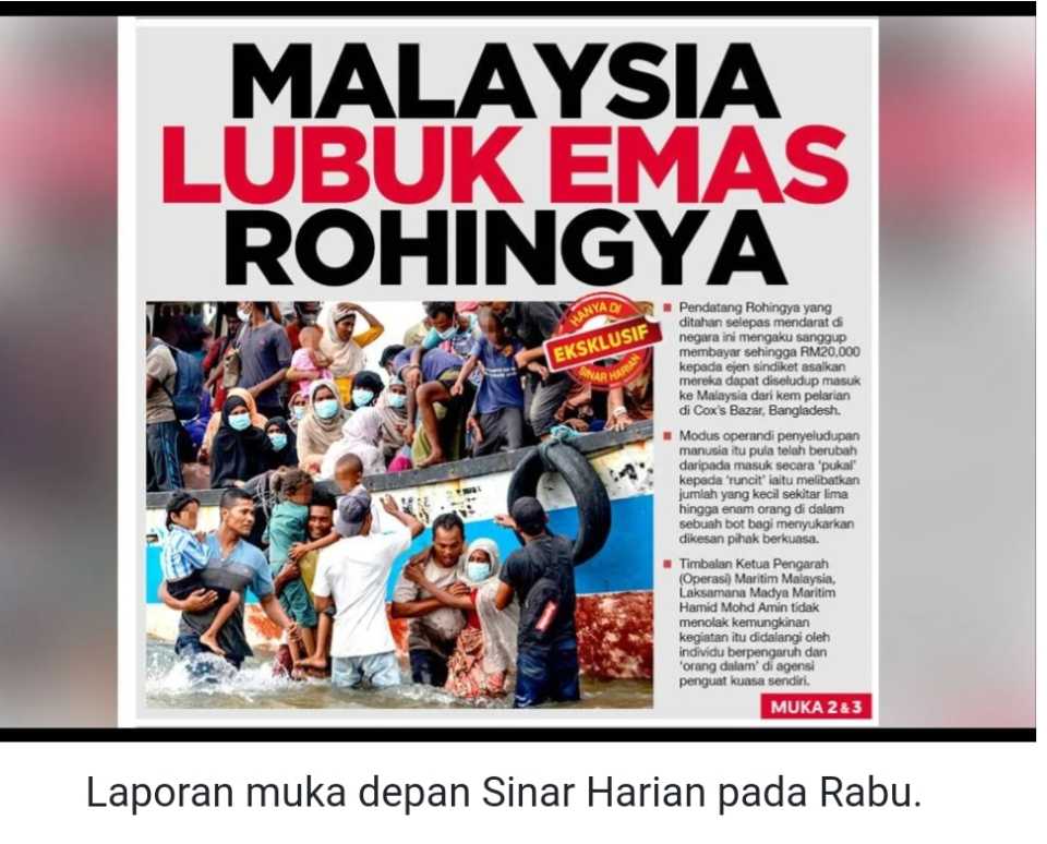 Disebalik keluhan rakyat Malaysia gaji ciput,Rohingya pula anggap Malaysia lubuk emas peluang pekerjaan.Adakah kita terlalu memilih?