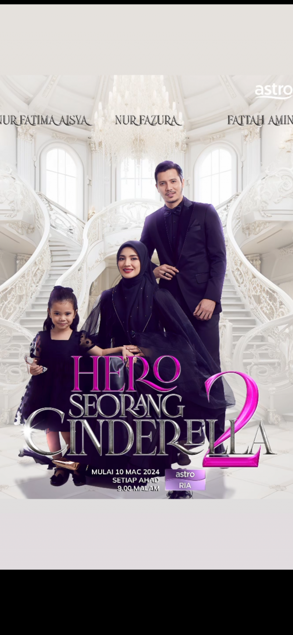 FATTAH FAZURA FATIMA bergandingan dalam drama HERO SEORANG CINDERELLA 2.0