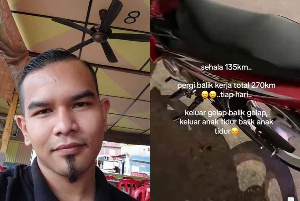 Ulang-alik 270km tiap hari pergi kerja