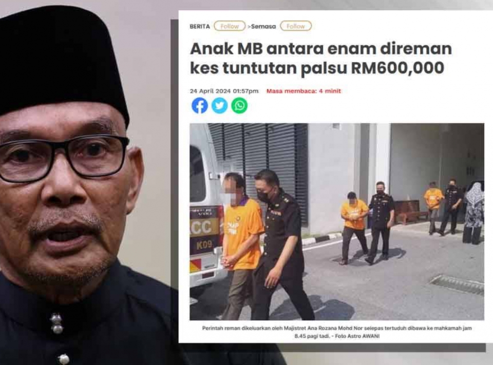 'Kalau anak saya bersalah, hukumlah dia' - MB Perlis