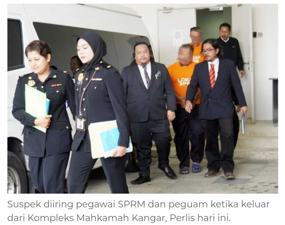 Pegawai Jabatan Agama Perlis  ditahan terima rasuah  RM1.2juta kes daftar nikah