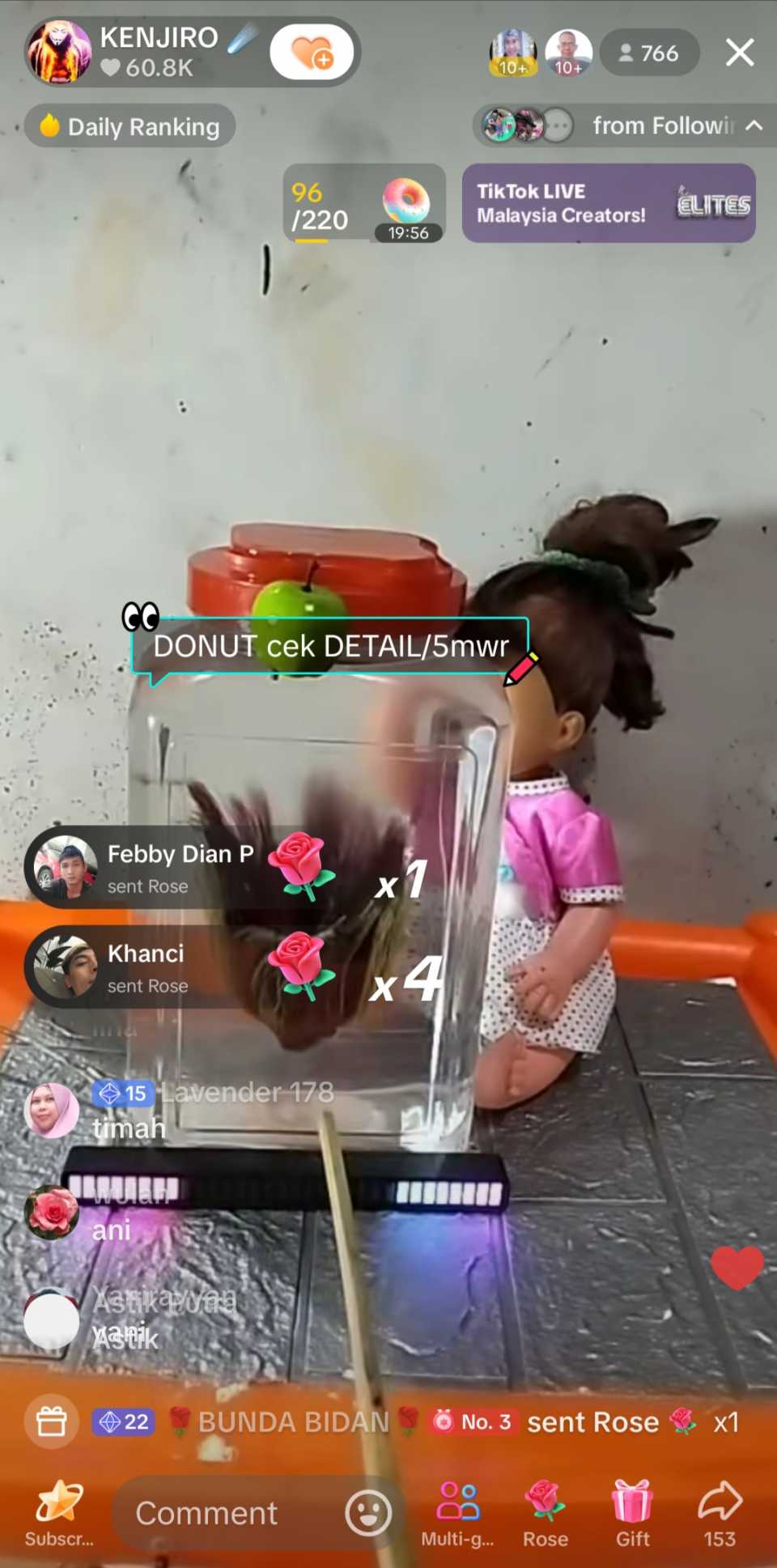 Cek Khadam Pendamping Di Tiktok Live!