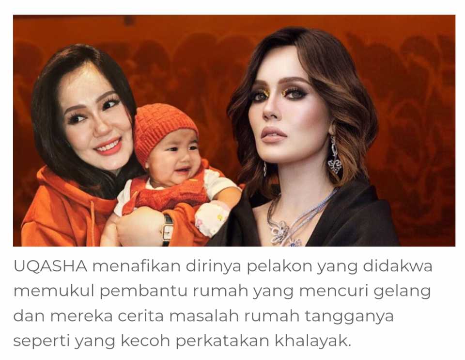 Debik’ (pukul) PA (pukul pembantu peribadi)? Biar betul? Aku di rumah dengan anak -Uqasha Senrose  sahaja