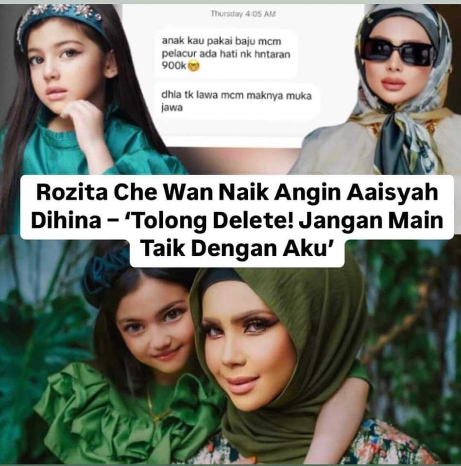 Che Ta berang org kutuk anak dia baju mcm pelacur, muka mcm jawa ada hati nak hantaran 900k..