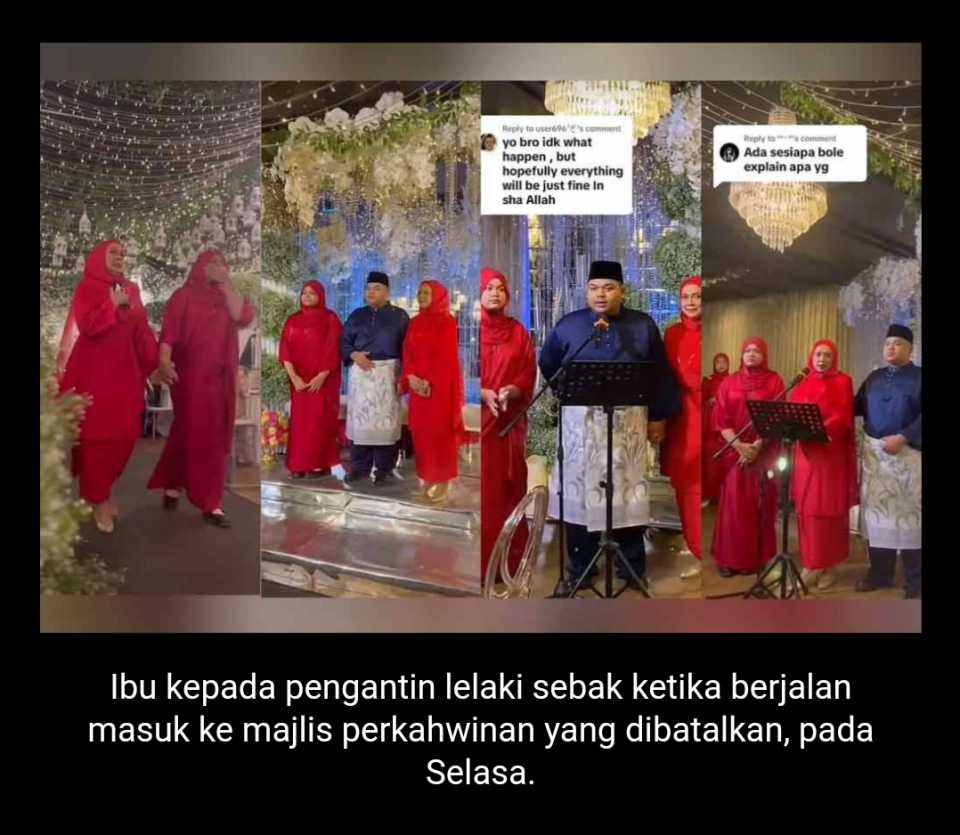 Ibu sebak umum pengantin perempuan batal perkahwinan saat akhir