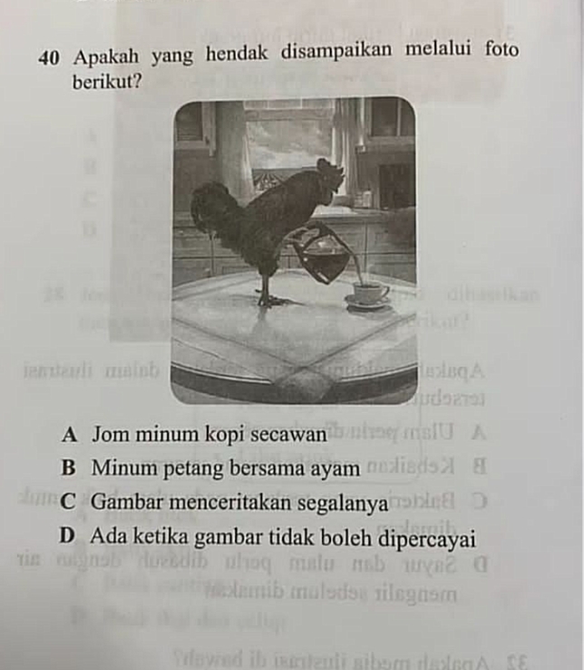 Sila Pilih Jawapan.....