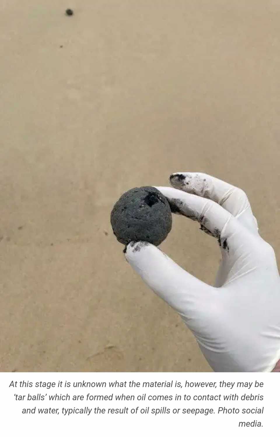 Misteri beratus bebola hitam 'serang' pantai di Sydney.Apakah?