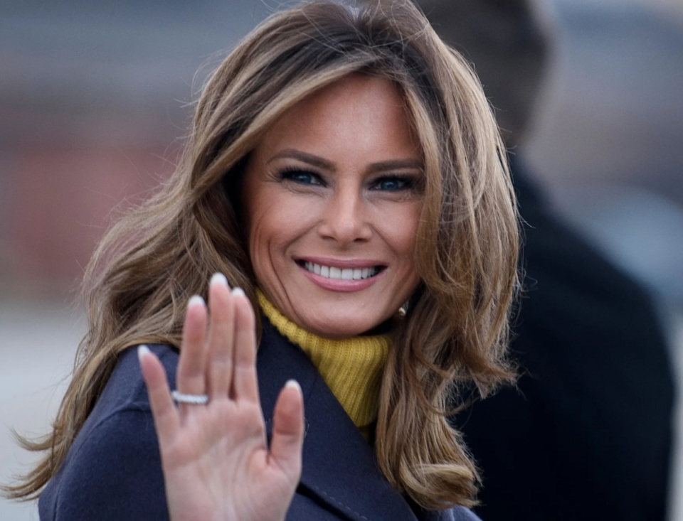 Gambar bogel Melania disiarkan stesen tv Russia