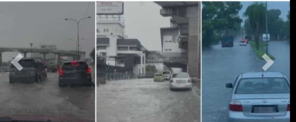 Berita biasa:Beberapa laluan utama Lembah Klang dilanda banjir kilat.Anda tak terperangkap?