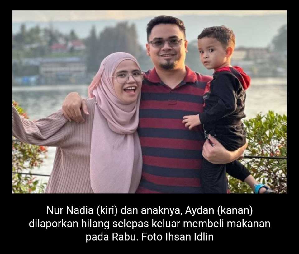 Dari Kuantan ke KLIA:Ibu hamil 8 bulan, anak hilang di Kuantan ditemui di KLIA