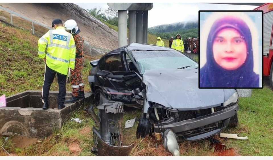 Ibu maut, dua anak cedera kemalangan di LPT2