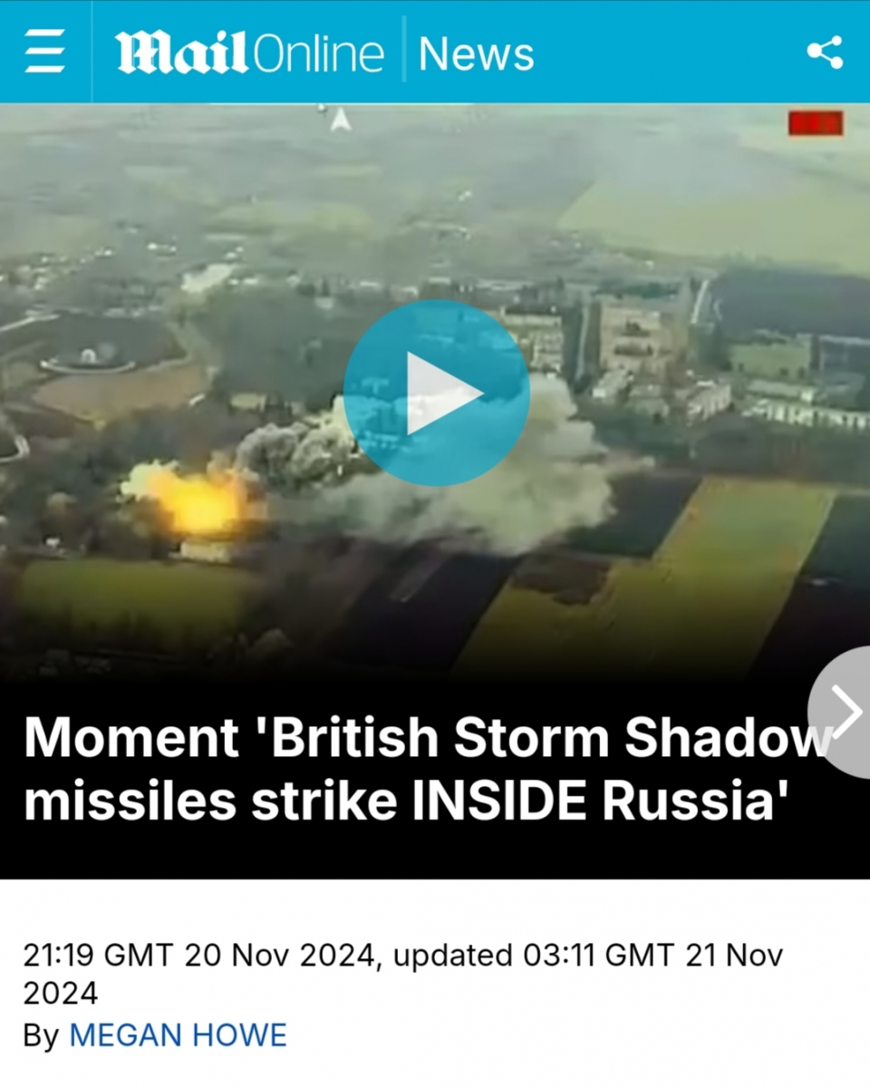 VIDEO: Peluru Berpandu British Pula Bedil Russia Dari Ukraine  #StormShadow