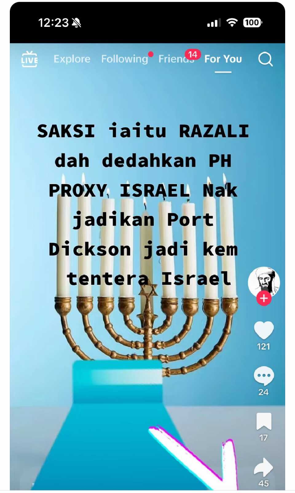 Rafizi komen fitnah Port Dickson jadi kem tentera Israel