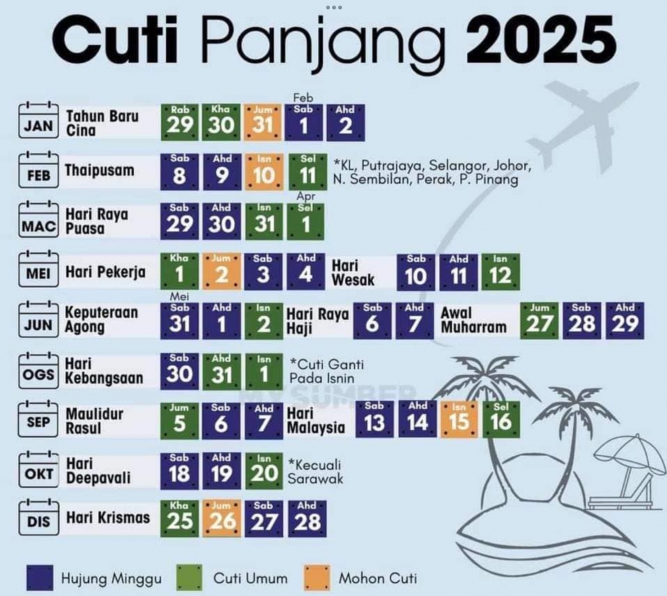 Cuti-cuti Malaysia 2025