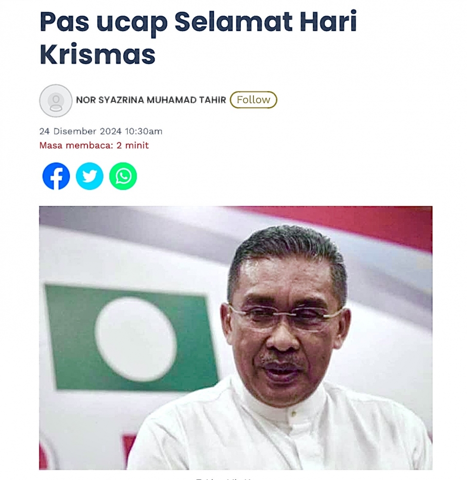 Ha tepok! {Tak payah ber 'Xmas' bagai sangat lah ucap, tulis betul-betul dek}